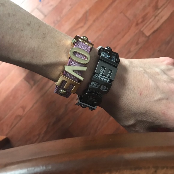 BCBG Snap Button Bracelets - Picture 6 of 8